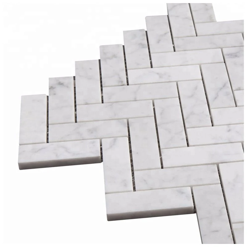 marble carrara white herringbone tiles marble carrara white herringbone tiles