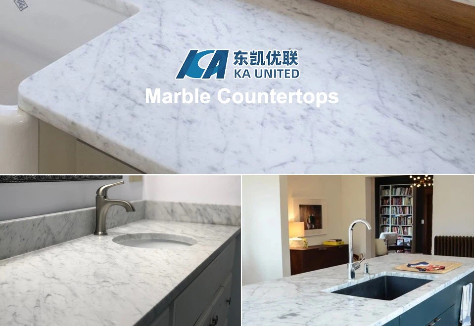Carrara White Marble Kitchen and Bathroom Countertop Factory Carrara White Marble Kitchen and Bathroom Countertop Factory