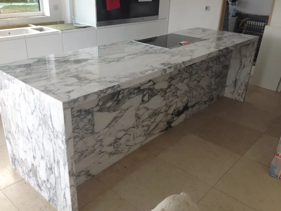 Arabescato Marble in Kitchen and bathroom