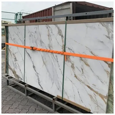Calacatta Gold Marble Look Sintered Stone Calacatta Gold Marble Look Sintered Stone