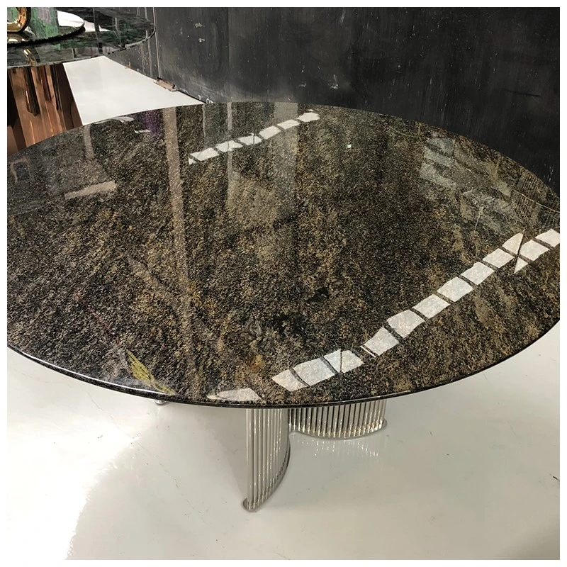 Black Matrix Granite Round Tables Black Matrix Granite Round Tables