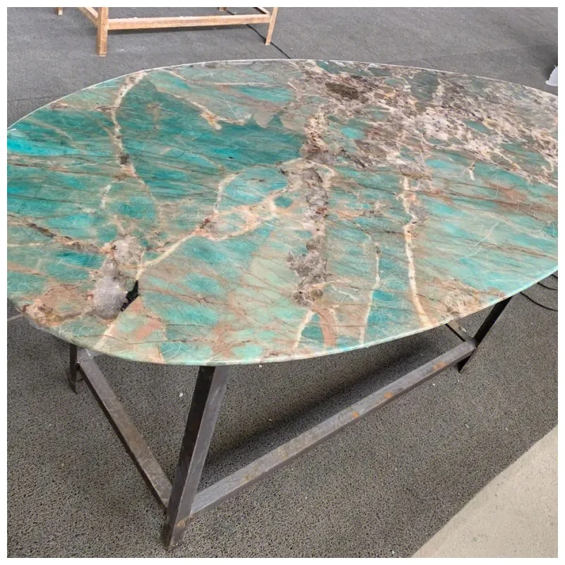 Amazonite Green Exotic Quartzite Tables Amazonite Green Exotic Quartzite Tables