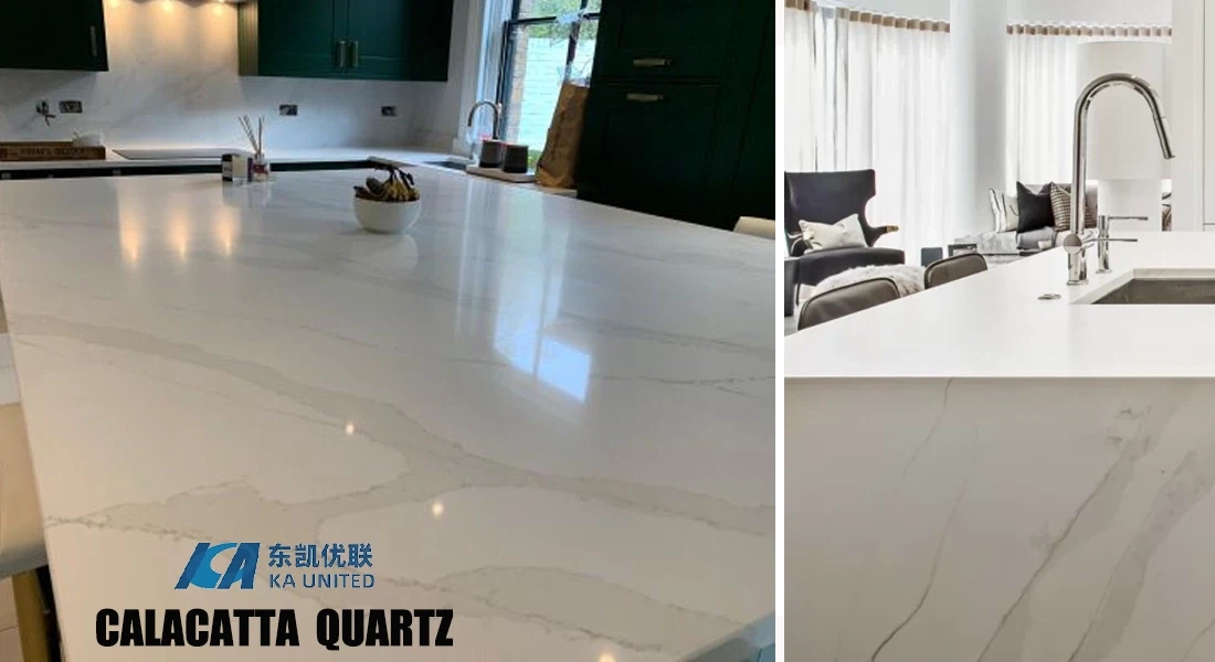 Calacatta Quartz Kitchen Island Tops Calacatta Quartz Kitchen Island Tops