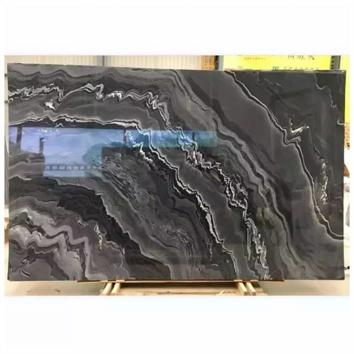 Agatha Black Quartzite Slabs