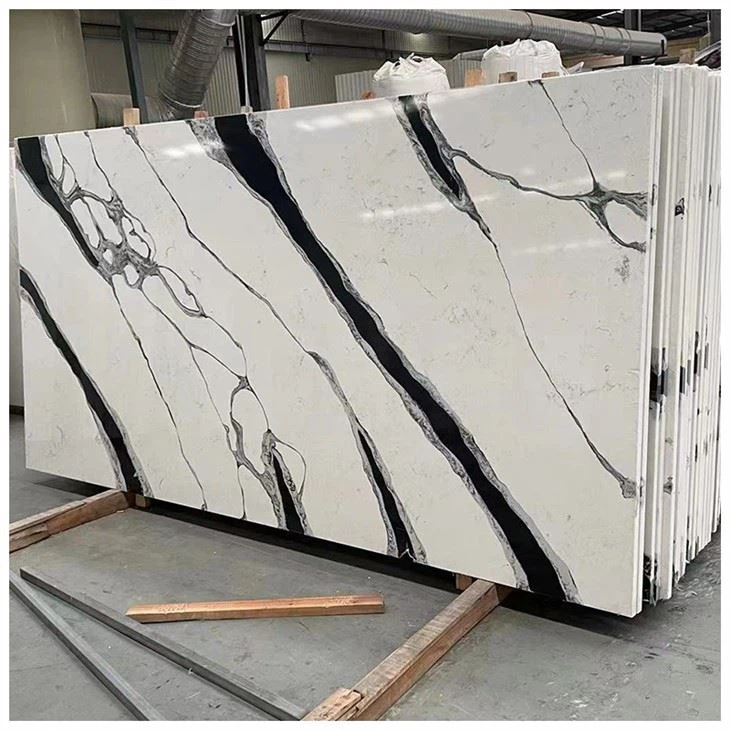 Calacatta Panda Quartz Slabs