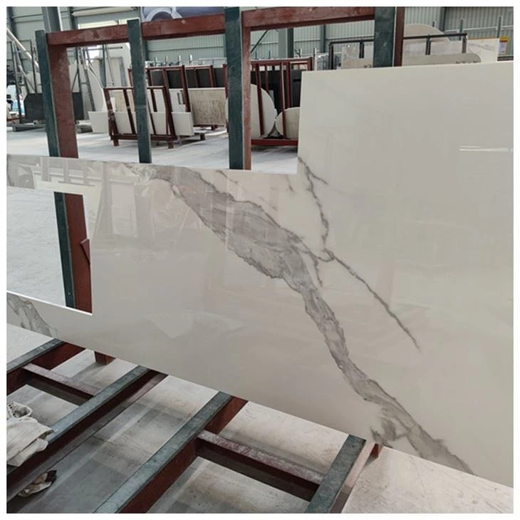 Calacatta Sintered Stone Kitchen Countertop