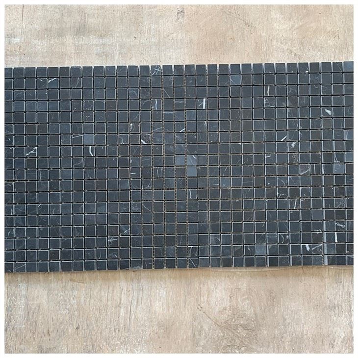 nero marquina mosaic tile
