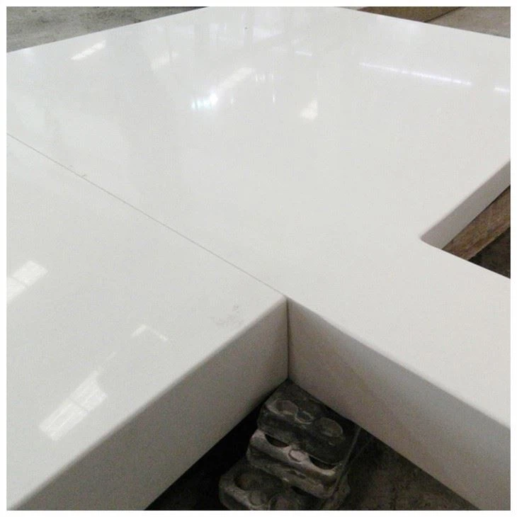 Prefab White Quartz Kitchen Countertops
