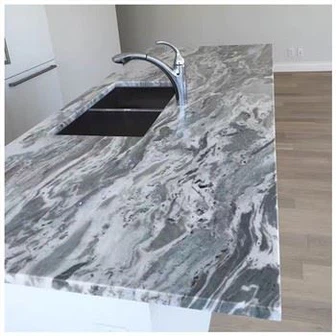 Encimera de cocina de granito marrón fantasía