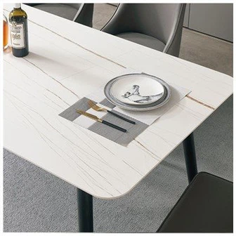 Mesa de comedor de piedra sinterizada