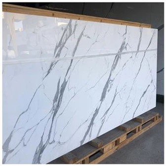 Piedra Sinterizada Blanca Statuario