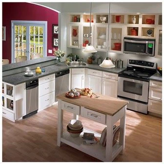 Mueble bajo de cocina Shaker blanco