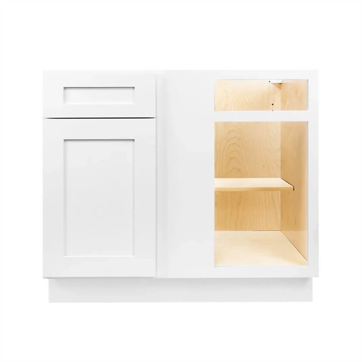 White Shaker 36″: 39″ : 42″ Blind Base Corner Cabinet rating