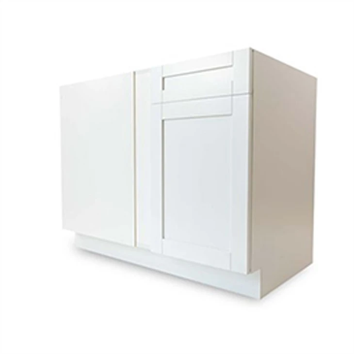Gabinete de cocina de esquina con base ciega