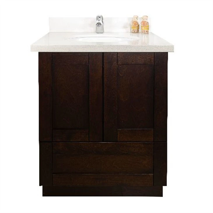 Tocador de baño espresso oscuro