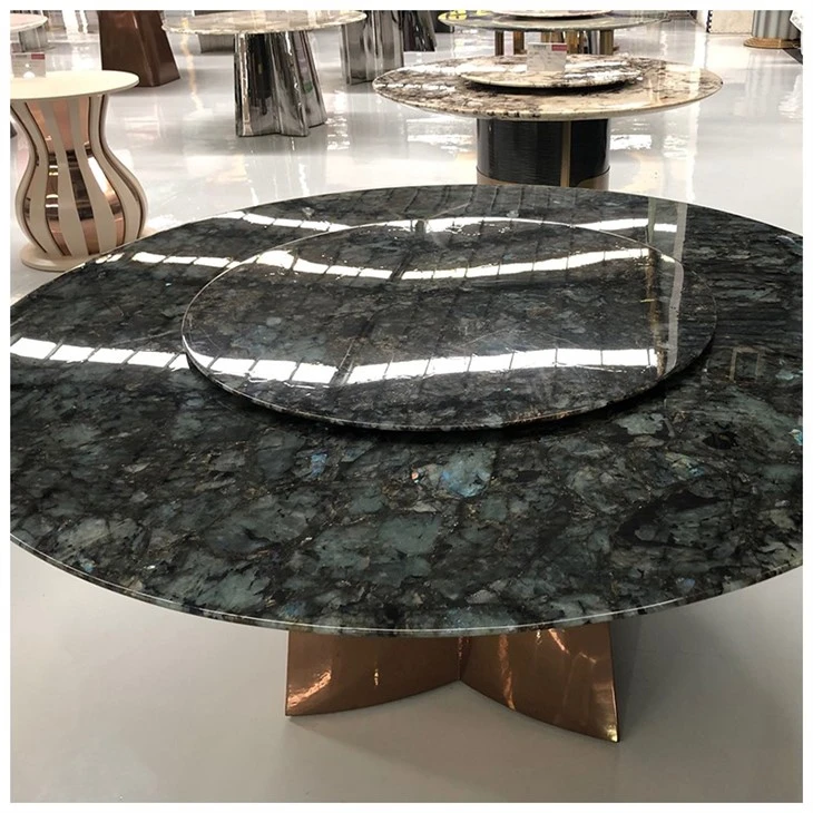 labradorite lemurian blue granite Tables