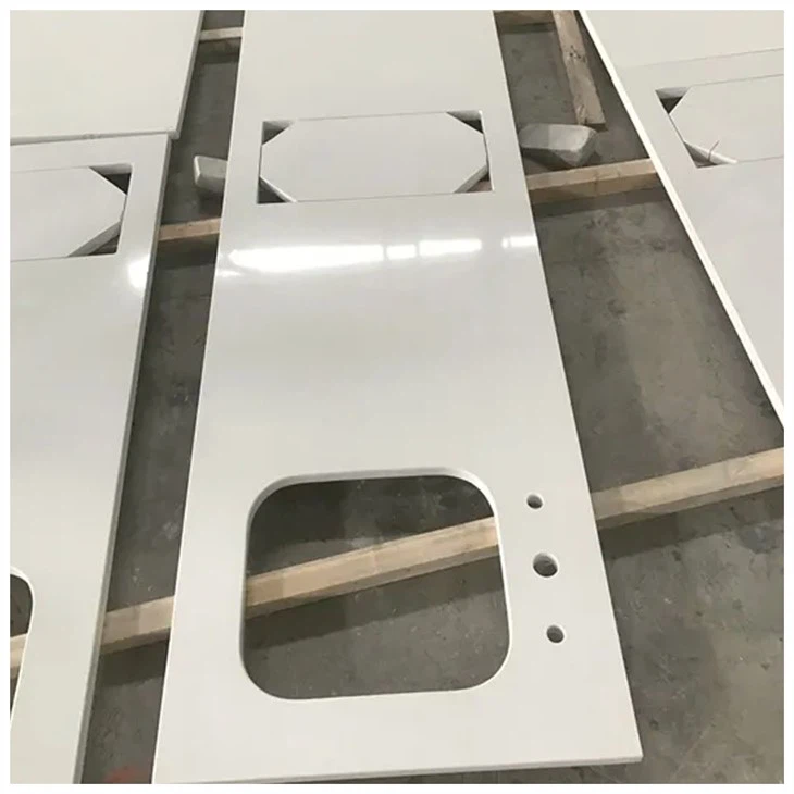 iced white quartz countertops