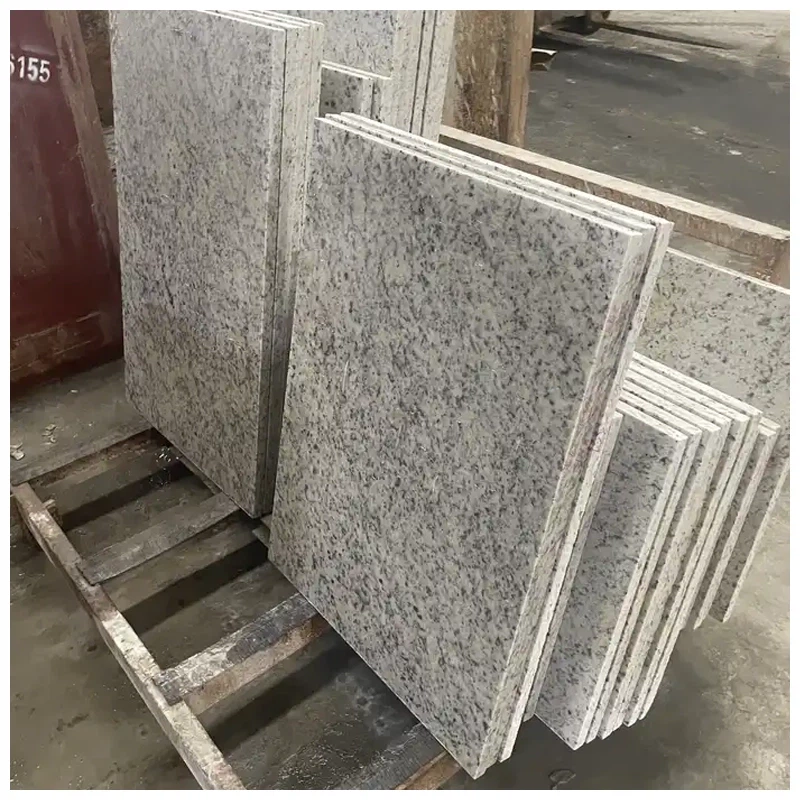 Rose White Granite Wall Facade Tiles