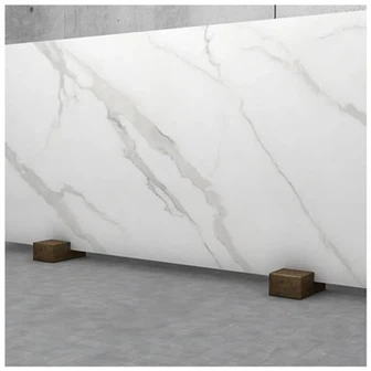 Losas de piedra sinterizada blanca Calacatta