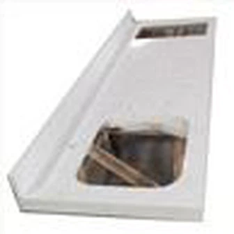 Encimeras de cocina de cuarzo blanco de Carrara