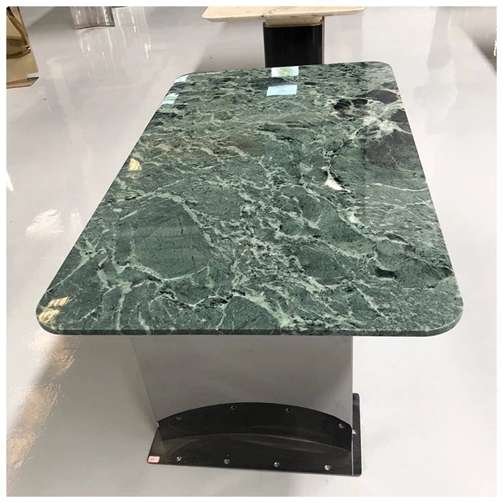 Verde Alpi Marble Coffee Tables