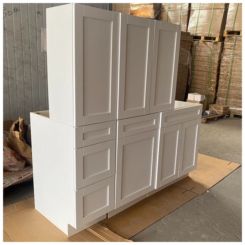 White Shaker Door Style Cabinets