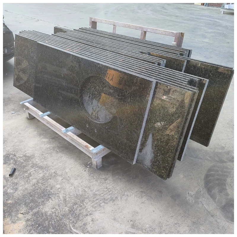 Verde Butterfly Granite Vanity Countertops