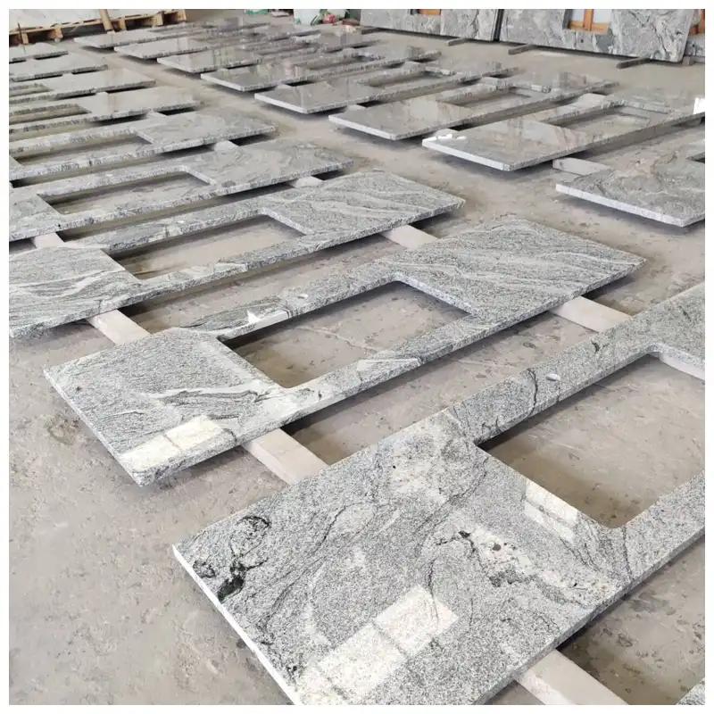 Encimeras de granito blanco Viscont
