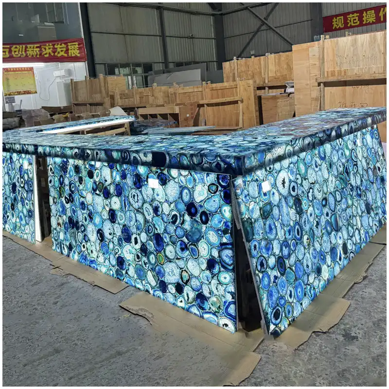 Blue Agate Kitchen Bar Countertops Blue Agate Kitchen Bar Countertops