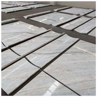 Azulejos de mármol de calcita azul