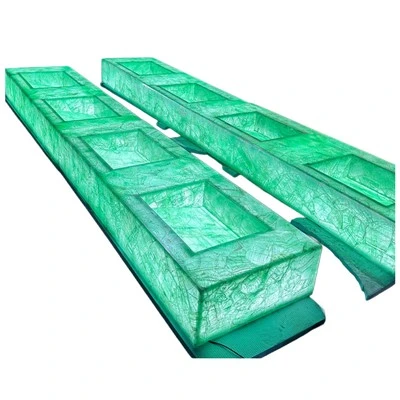 Fregaderos de fluorita de cristal verde