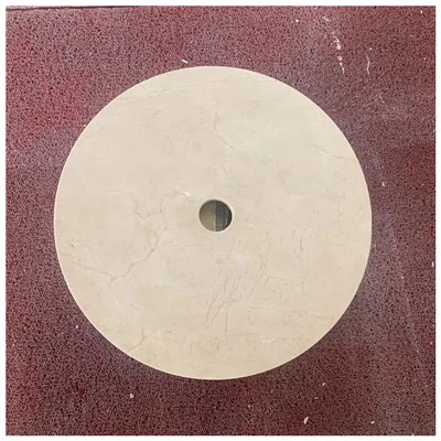 Mesa de centro redonda de mármol