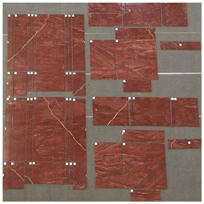 Azulejos de cuarcita roja Xango